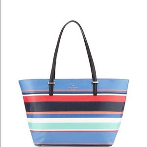Kate Spade ♠️ Cedar Street Harmony Stripe Tote